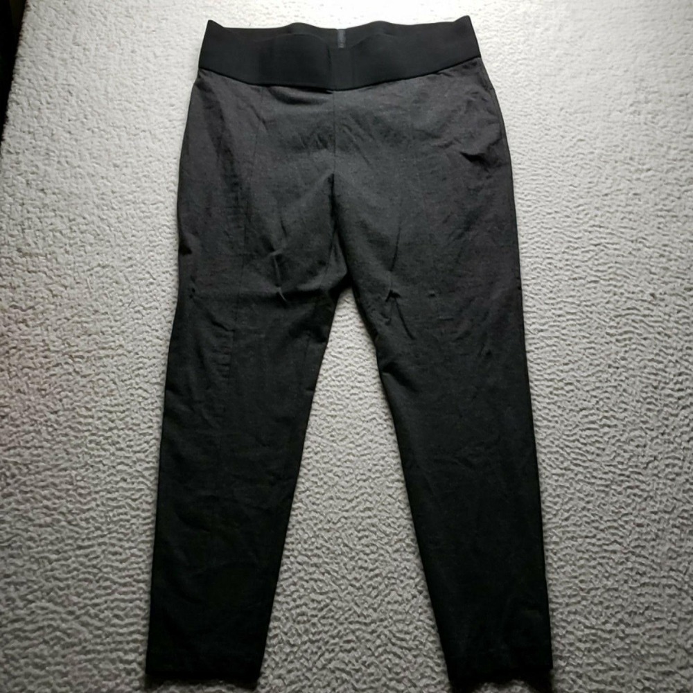 Nygard Leggings Womens Plus 2X Gray Ankle Elastic Waist Shaping Stretch Knit